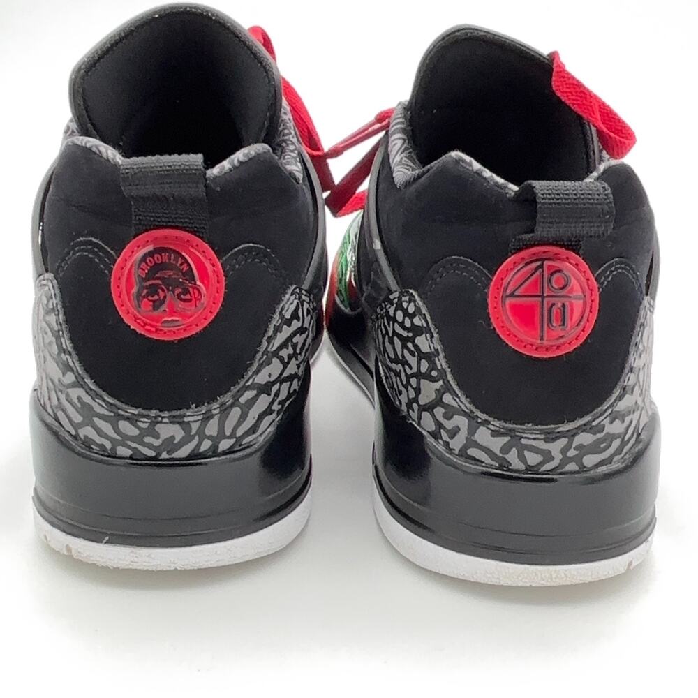 Jordan Spizike Low Black Classic Green Varsity Red FQ1759-060 Mens Size 12 - Picture 5 of 12